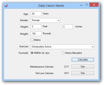 Easy Calorie Counter screenshot 5