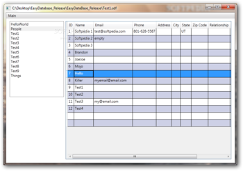 Easy Database screenshot