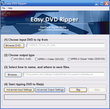 Easy DVD Ripper screenshot