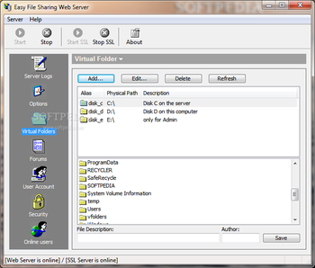 Easy File Sharing Web Server screenshot 2