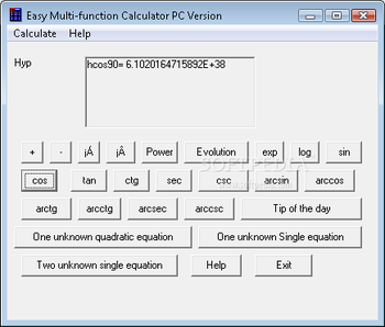 Easy Multi-Function Calculator screenshot
