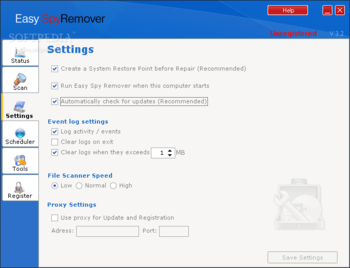 Easy SpywareRemover screenshot 2