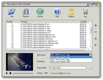 Easy Video to 3GP Converter screenshot 2