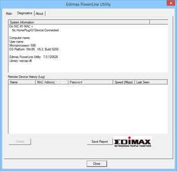 Edimax PowerLine Utility screenshot 2