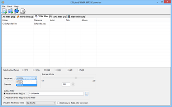 Efficient WMA MP3 Converter screenshot 3