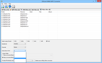 Efficient WMA MP3 Converter screenshot 5