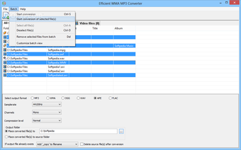 Efficient WMA MP3 Converter screenshot 7
