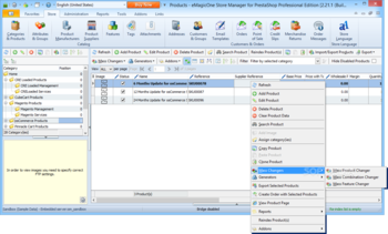 eMagicOne Store Manager for PrestaShop Professional Edition screenshot