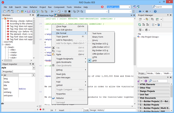 Embarcadero C++Builder XE8 screenshot