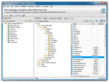 EMCO MSI Package Builder Starter Edition screenshot