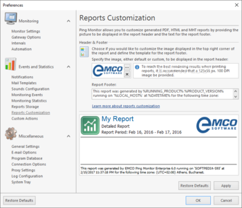EMCO Ping Monitor Enterprise screenshot 17