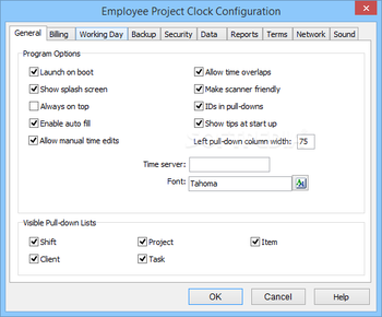 Employee Project Clock screenshot 17