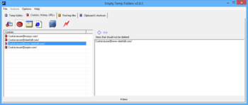 Empty Temp Folders screenshot 2
