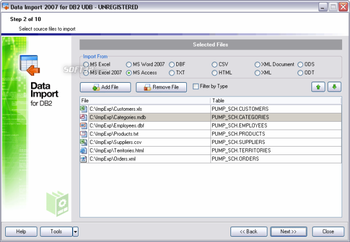 EMS Data Import for DB2 screenshot 3