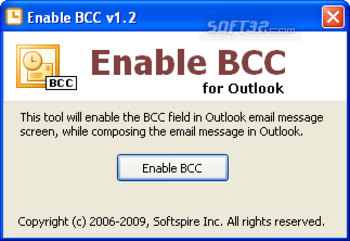 Enable BCC screenshot 3
