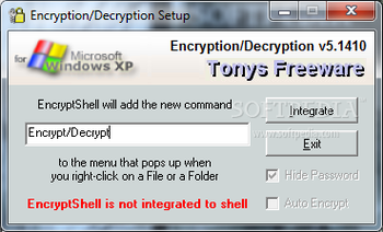 EncryptShell screenshot