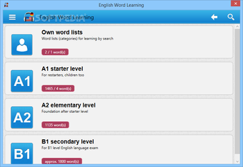 English Word Learning - German screenshot