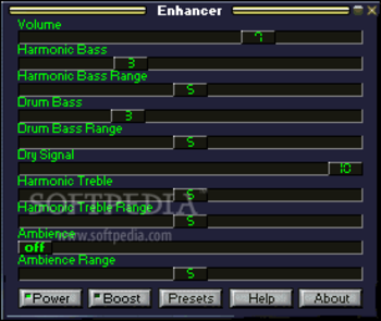 Enhancer screenshot