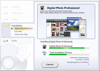 EOS Digital Solution Disk Software screenshot 3