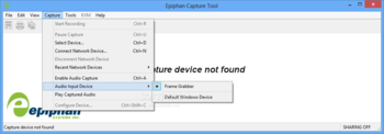 Epiphan Capture Tool screenshot 2