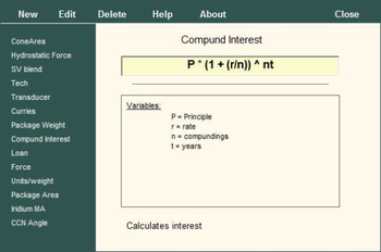 Equation Library screenshot 2