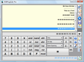 ESBProgCalc Pro - Programmers Calculator screenshot 3