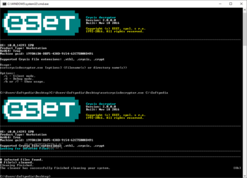 ESET Crysis Decryptor screenshot