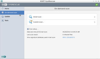 ESET SysRescue screenshot 5