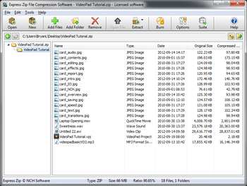 ExpressZip Free File Compression screenshot