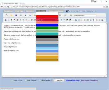 Fandango Desktop Editor screenshot 6