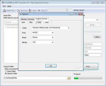Fast MIDI to MP3 Converter screenshot 3