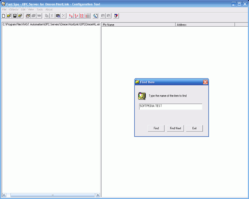 FastSpa Omron-Cseries Hostlink OPC Server screenshot 2