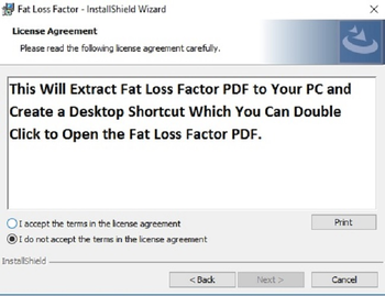 Fat Loss Factor PDF Book Free Download Review screenshot