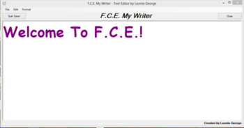 F.C.E. My Writer screenshot