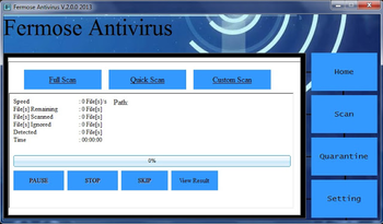 Fermose Antivirus screenshot