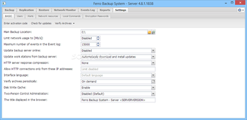 Ferro Backup System screenshot 16