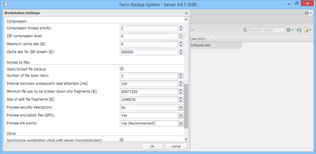 Ferro Backup System screenshot 2