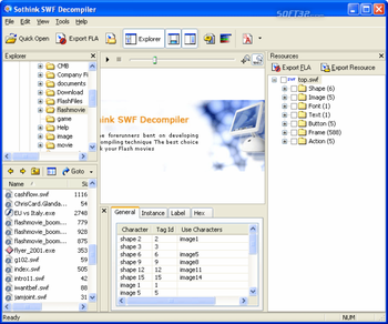 Flash Decompiler and Flash Maker Suite screenshot 2