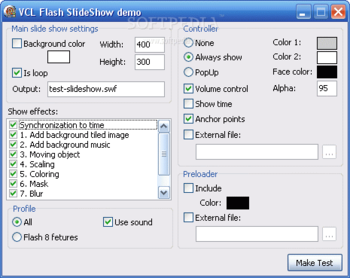 Flash SlideShow Engine screenshot