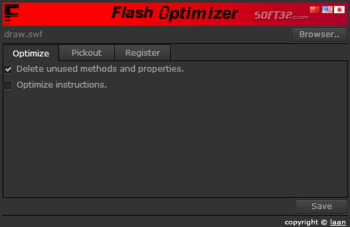 Flash SWF Optimizer screenshot 2