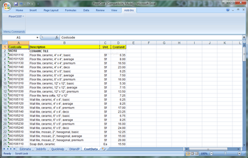 FloorCOST Estimator for Excel screenshot 3