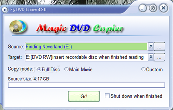 Fly DVD Copier screenshot