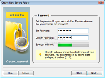 Folder Crypto Password screenshot 2