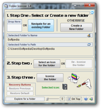 Folder Iconizer screenshot