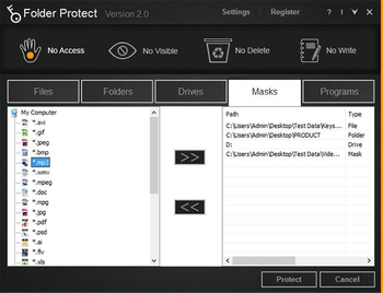 Folder Protect screenshot