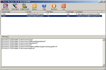 Folder Watcher Windows Service screenshot