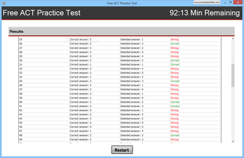 Free ACT Practice Test screenshot 3