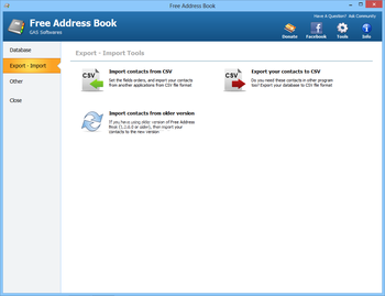 Free Address Book screenshot 3
