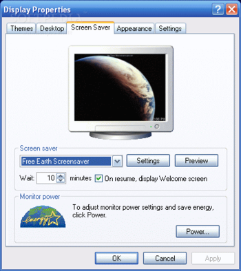 Free Earth Screensaver screenshot 2