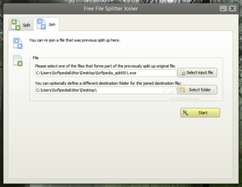 Free File Splitter Joiner screenshot 2
